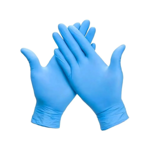 GUANTE EXAMINACION NITRILO AZUL